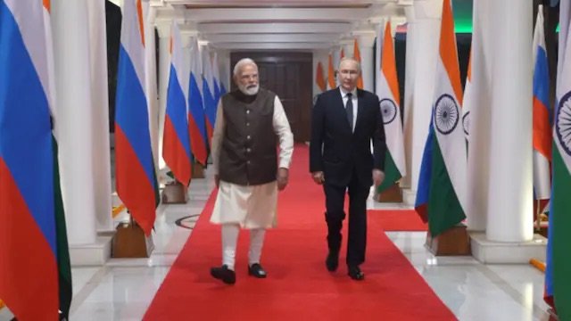 Modi and Putin Embrace as Europe Begs India to Stop the War